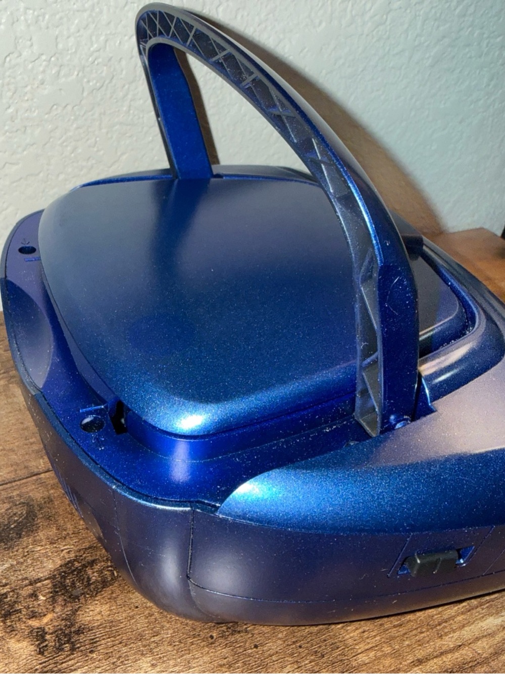 Sylvania Retro CD Player Boombox - Blue - Picture 4 of 8